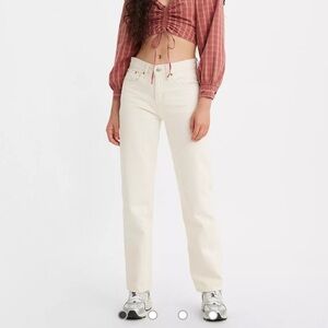 NWT Levi’s Low Pro Jeans White Straight Leg 90’s